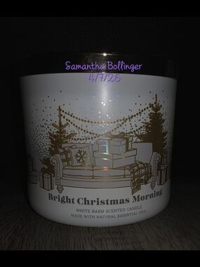 Bath & Body Works 3-Wick Candle Bright Christmas Morning